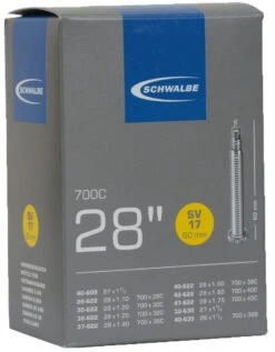 Schwalbe Cámara De Aire SV 17 Para 28" Extra Long Cámaras 28" | Bike-Discount