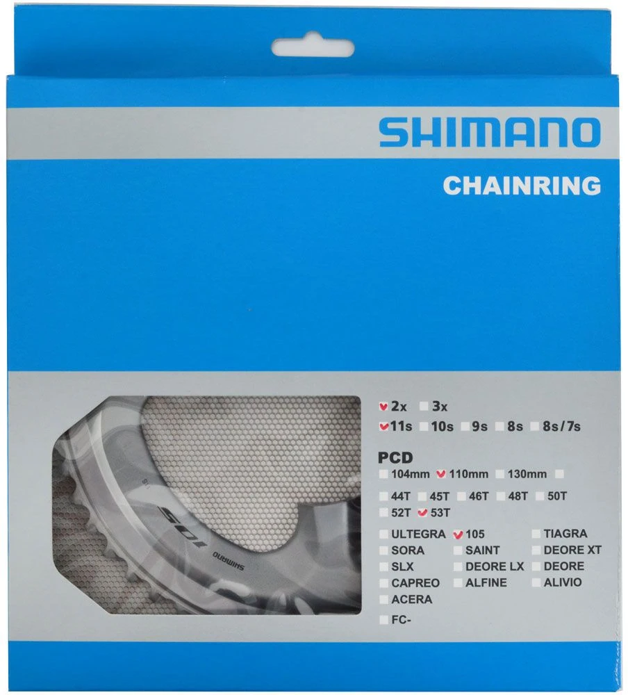Shimano Plato Para FC-R7000 53/39 Dientes Plato 11 Velocidades | Bike-Discount - Imagen 4