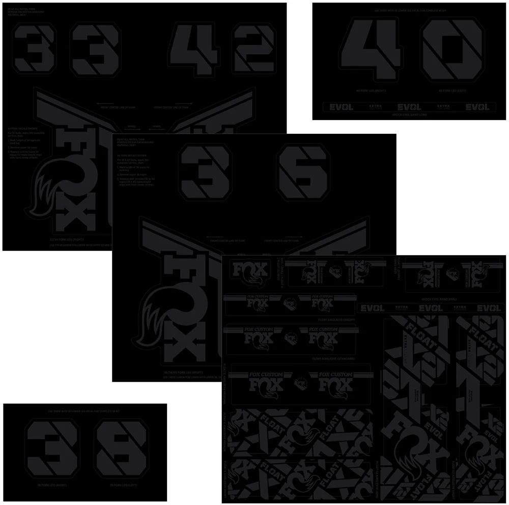 Fox Racing Kit De Horquillas Y Amortiguadores Personalizados 2021 Sticker Set Horquilla - Accesorio | Bike-Discount - Imagen 3