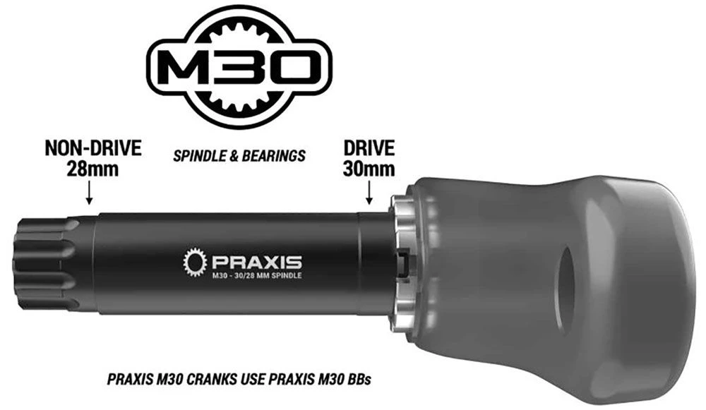 Praxis Works Platos Y Bielas Zayante Carbon M30 50/34Z Road Plato Y Biela Compact 2 X 10 Velocidades | Bike-Discount - Imagen 3