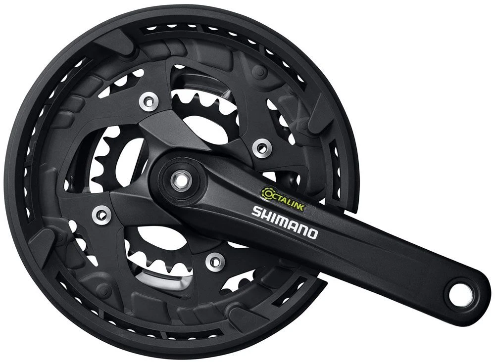 Shimano FC-T4010 Manivela De 3x9 Velocidades 48/36/26 Platos Y Bielas Con Protector De Cadena | Bike-Discount