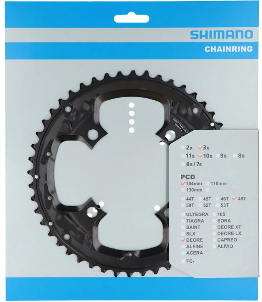 Shimano FC-T6010 Plato 48T Para Protector De Cadena 10 Velocidades | Bike-Discount - Imagen 2