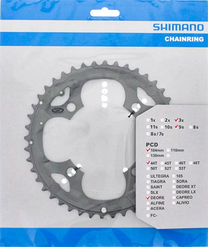 Shimano Plato DEORE Para FC-M590 44 Dientes 9 Velocidades | Bike-Discount