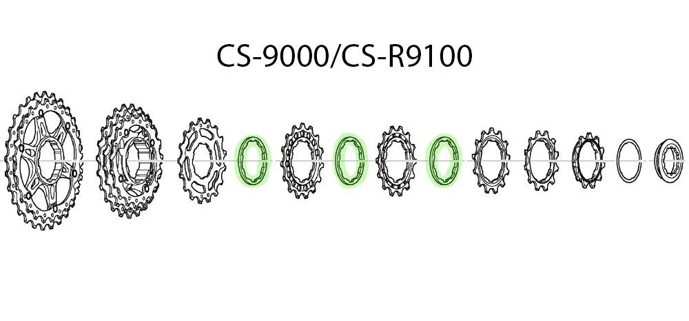 Shimano Anillo Espaciador De 2,18 Mm Para CS-M8000/CS-9000/R9100 Cassetes - Accesorios | Bike-Discount - Imagen 4