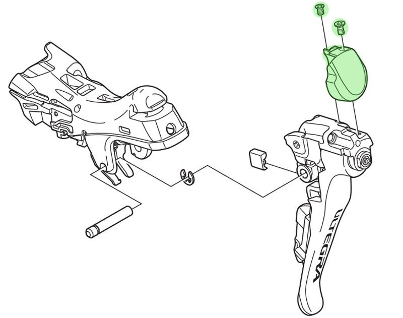 Shimano Placa De Características ULTEGRA ST-6800 Izquierda Palanca De Cambio Refacciones | Bike-Discount - Imagen 2