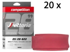 Vittoria Látex De Competición 25/28-622 Tubo De 48 Mm (20 Piezas) Cámaras 28" | Bike-Discount